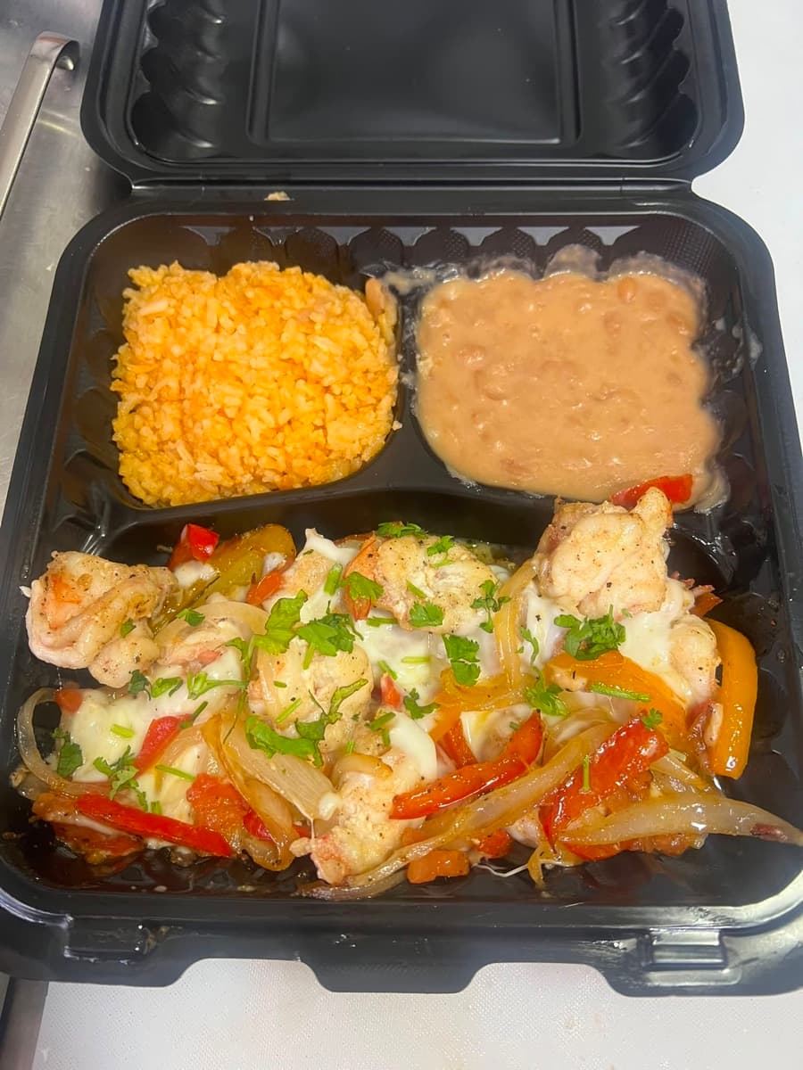 Fajitas de Camarón
